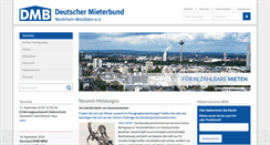 Desktop Screenshot of mieterbund-nrw.de